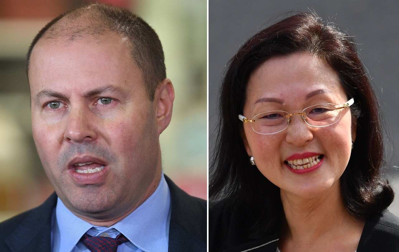 Josh Frydenberg and Gladys Liu.