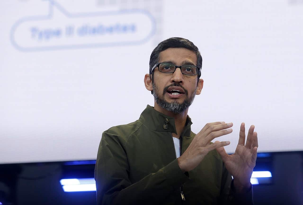 Google CEO Sundar Pichai.