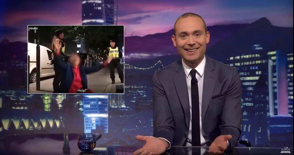 The SVT comedy programme segment mocked Zeng's mother.