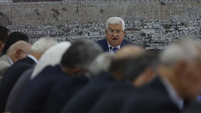 Palestinian President Mahmoud Abbas