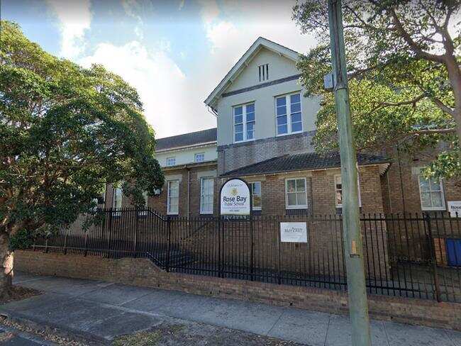 Rose Bay Public School in Sydney's eastern suburbs.