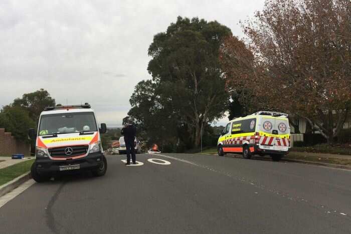 Police at scene of Carlingford stabbing