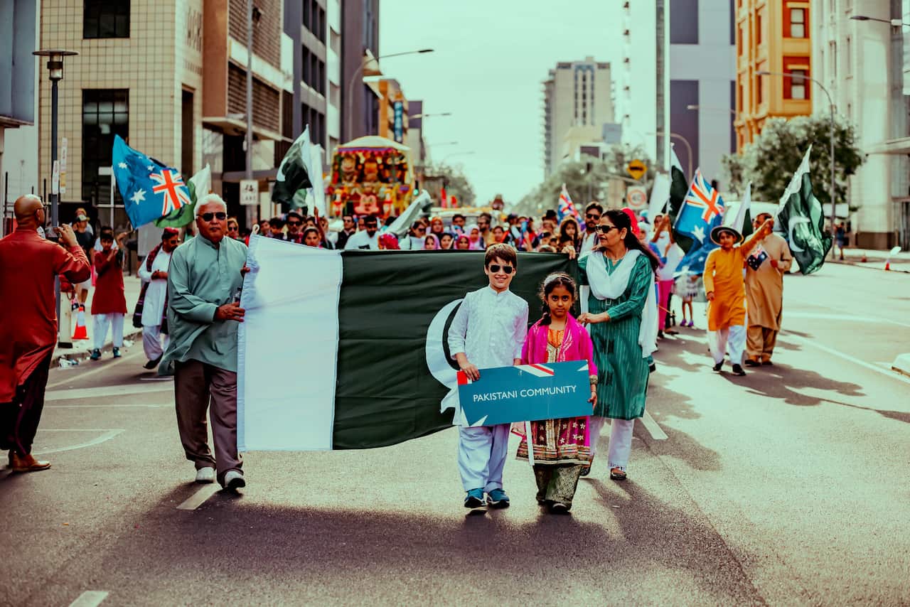 Pakistani Community at Australia Day Parade, South Australia 2019
