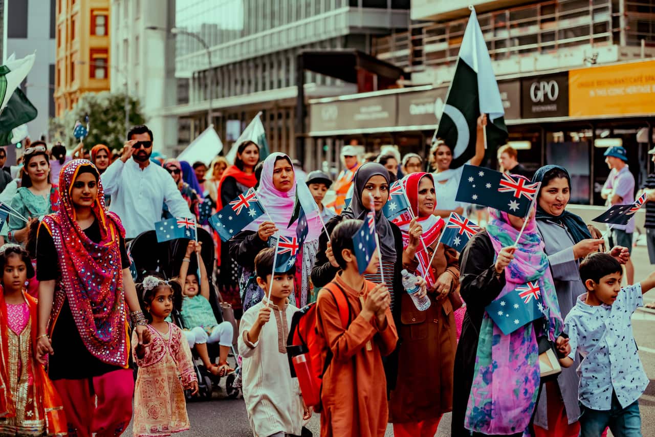 Pakistani Community at Australia Day Parade, South Australia 2019