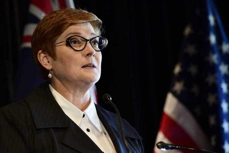 Minister for Foreign Affairs and Women Senator Marise Payne.