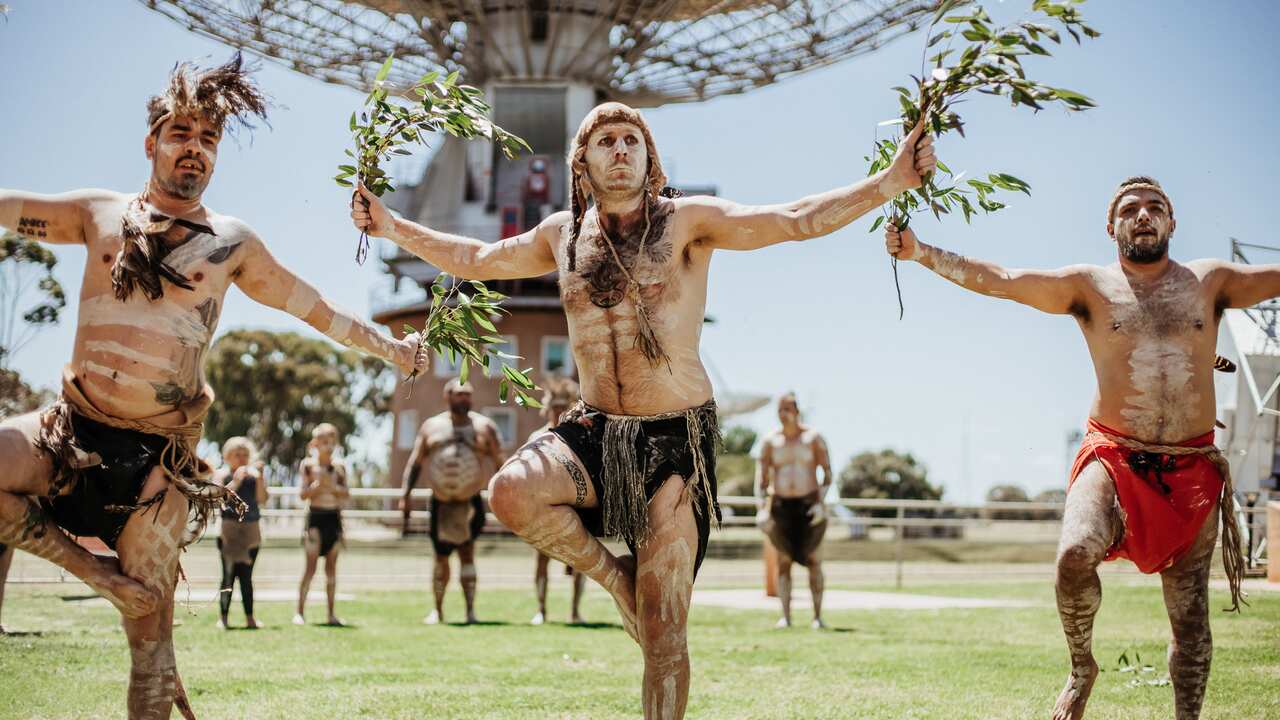 A supplied image obtained on Monday, November 9, 2020, of The famed Parkes telescope in NSW, made famous by its role in the first-ever moon landing, which has been honoured with the traditional name of Murriyang, acknowledging the culture of the local Wir