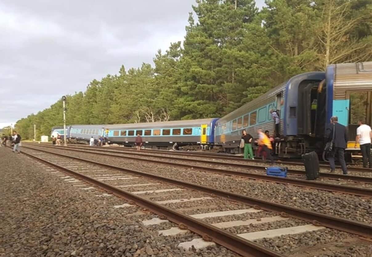 A image of the train shared on social media..