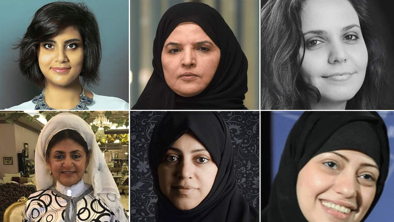 Saudi women's rights activists.