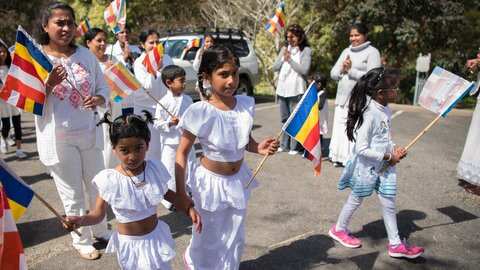 Adelaide Sinhala buddhist school kids