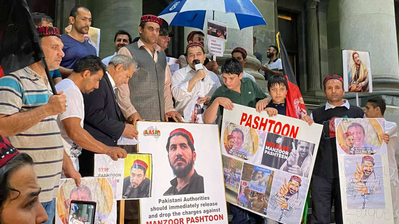 PTM protest in Adelaide, Australia