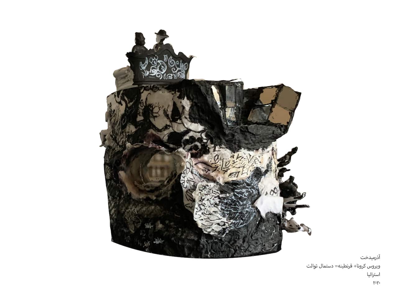 Covid 19 Plus Quarantine Equals to Toilet Paper- Azarmidokht Elahi