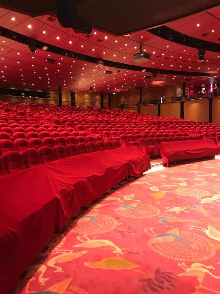 Theatre on the cruise ship