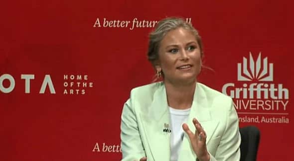 Australian of the Year Grace Tame says culture change 'starts at the top'.