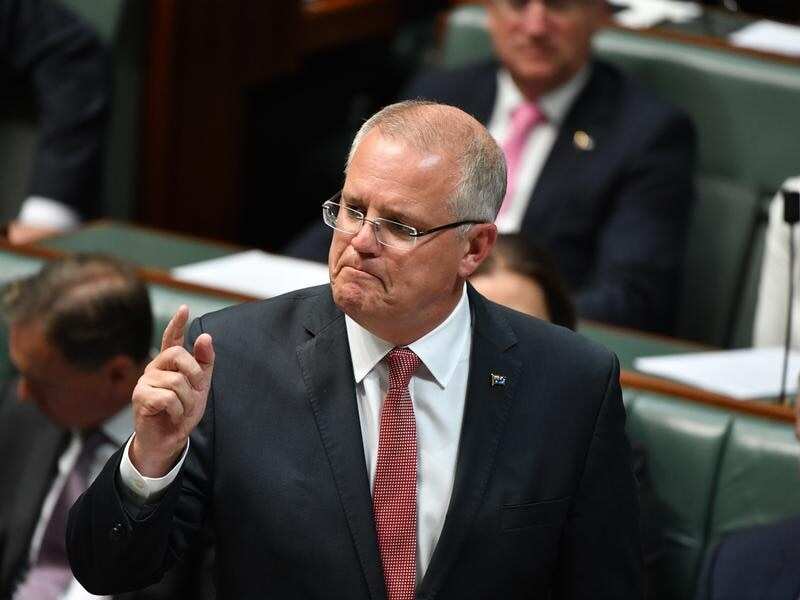 Prime Minister Scott Morrison in Parliament.