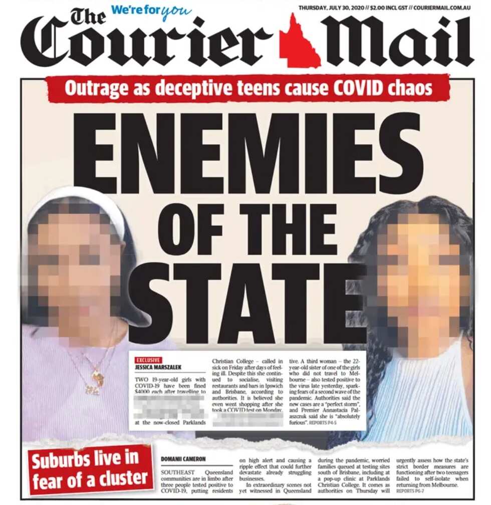 Headlines like this in the Courier Mail are blamed by the African community for an increase in vilification.