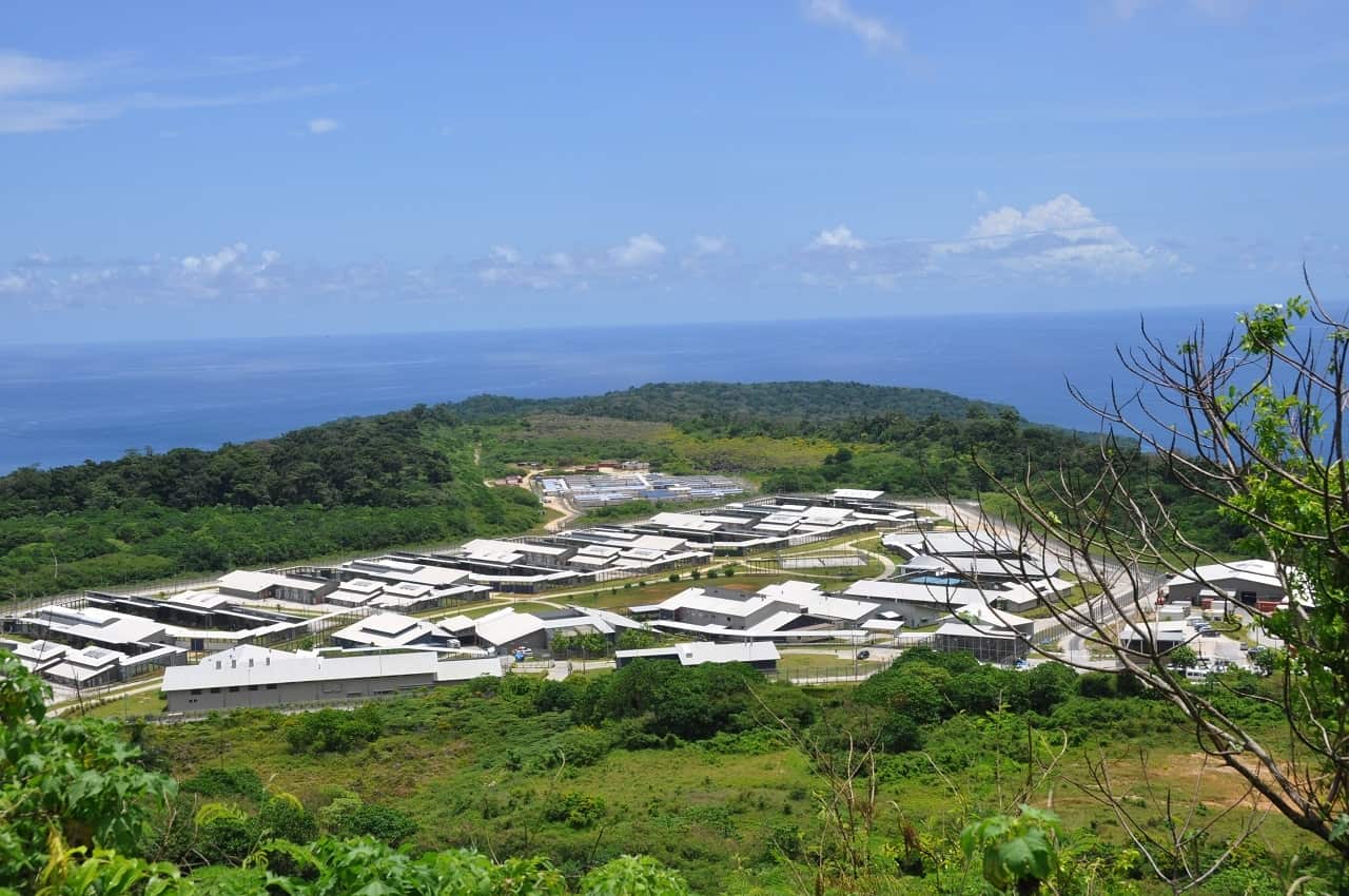 The Christmas Island detention centre.
