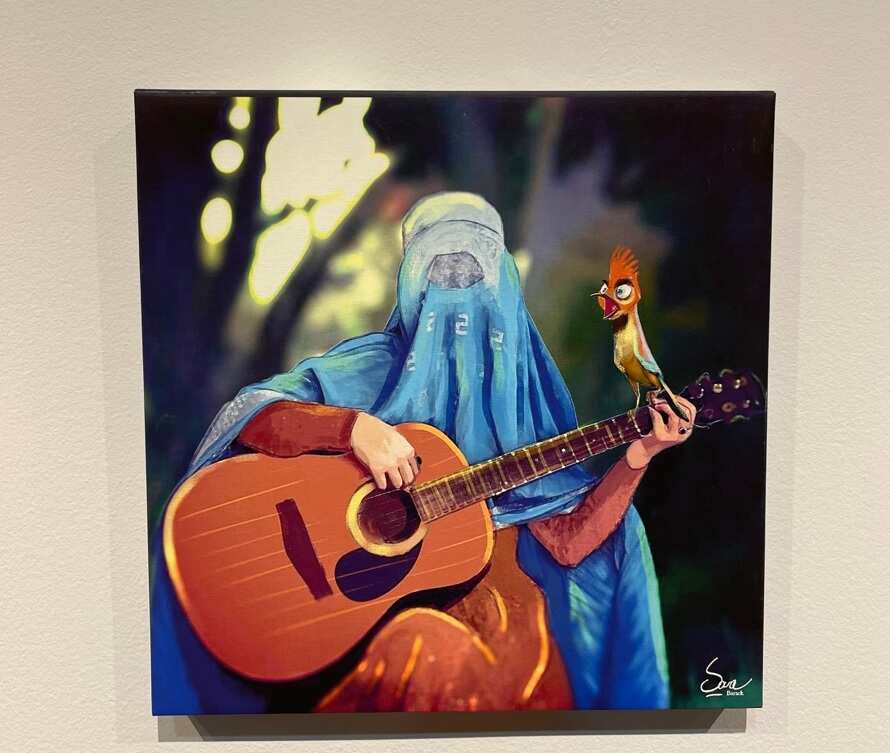 A piece from the exhibition My Life My Story.