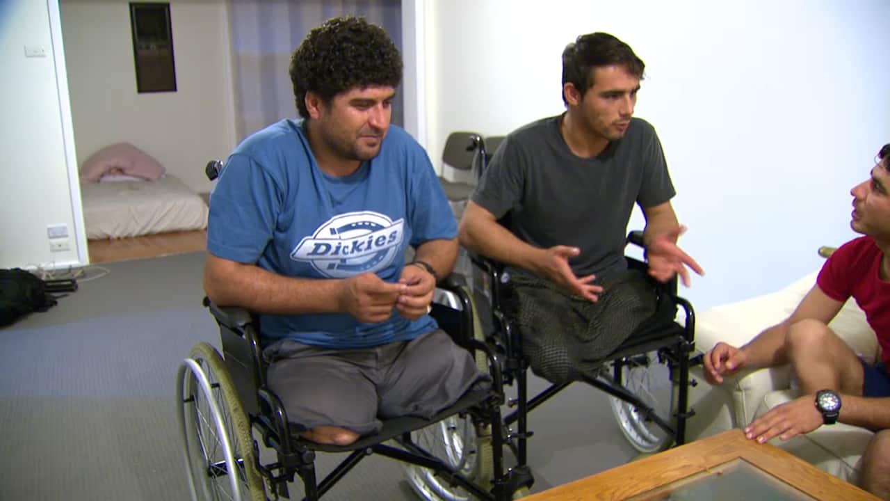 Sohail Naseri (left) Abdul Wali Ahmadzi (right) 