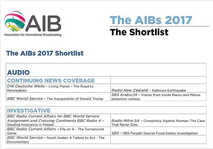 The finalists included an entry from SBS Punjabi in the Investigative category