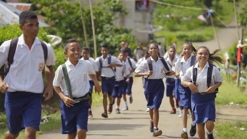 Indonesian School kids - Australia Indonesia Education Partnership.