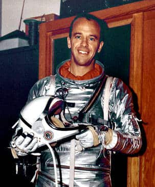 NASA selected Alan Shepard as one of its first seven astronauts in 1959.