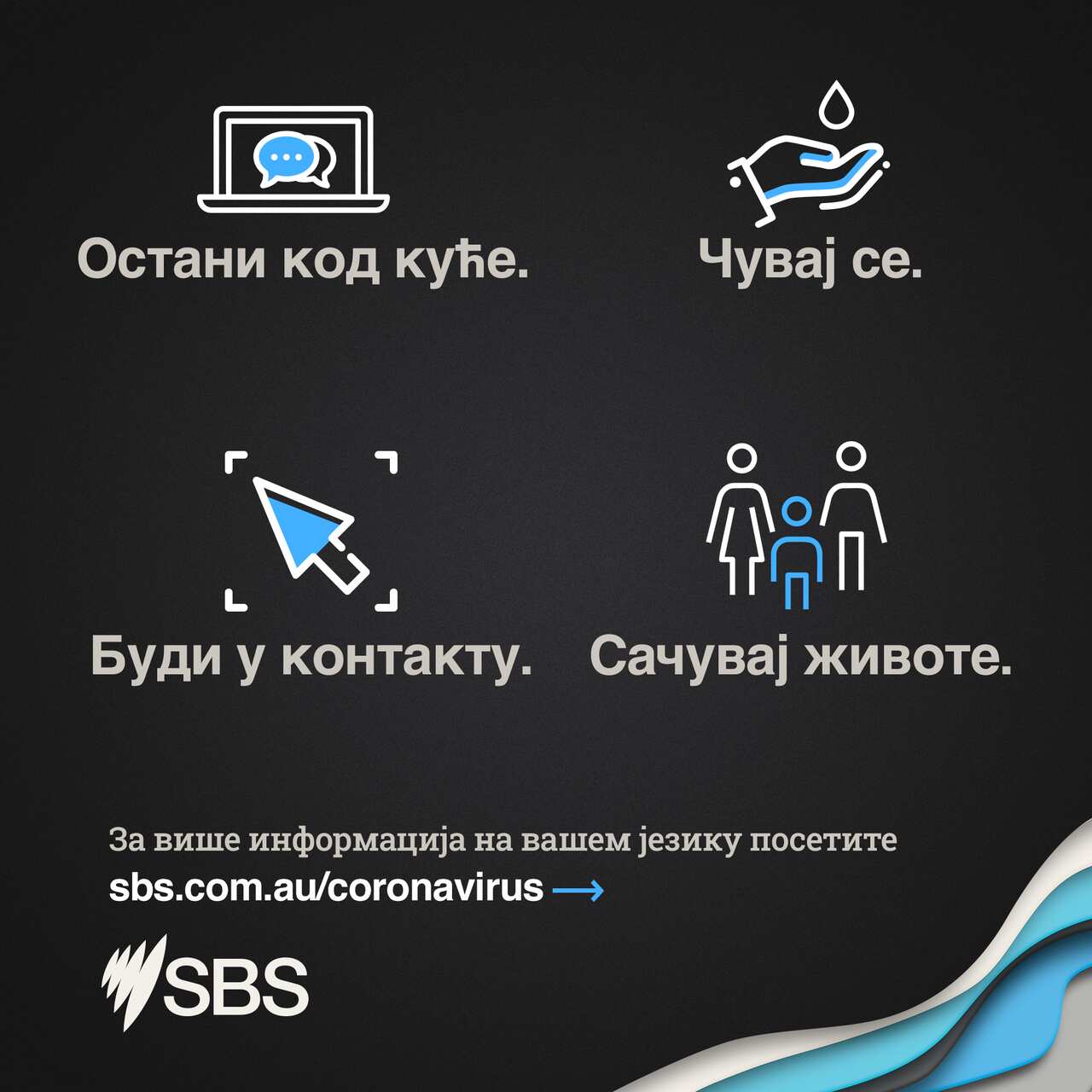 For more information about coronavirus in your language visit sbs.com.au/coronavirus