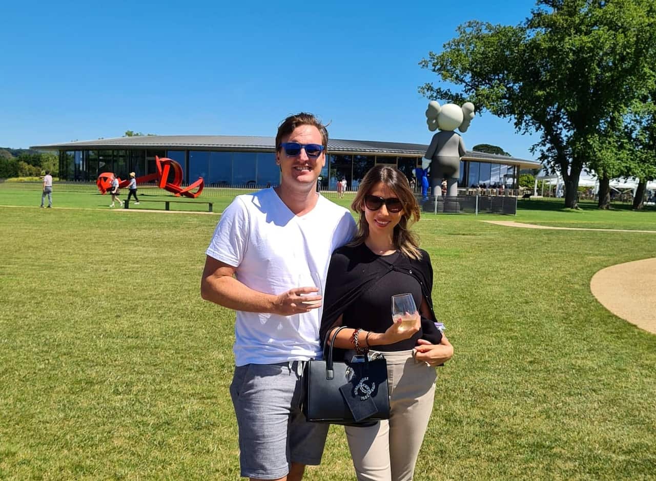 Alessandra and Chris in Australia