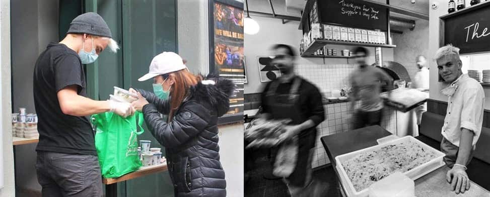 Il progetto 'Alex Makes Meals' - realizzato anche nella cucina di Nicola Dusi - ha messo 50mila pasti a disposizione dei sanitari e dei bisognosi di Melbourne