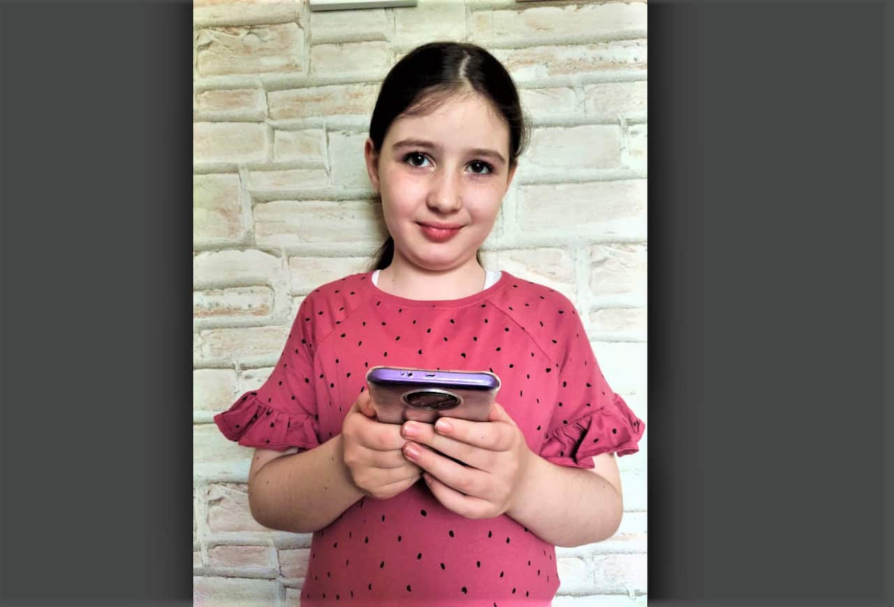 Kraków's Greek language school student Aliki. 