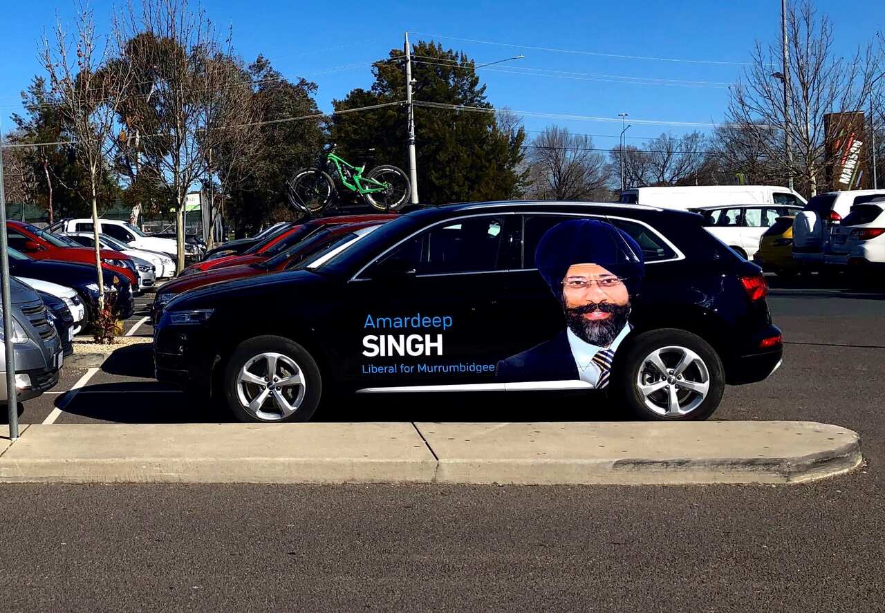 Amardeep Singh, the Liberal party candidate in October 2020 ACT elections