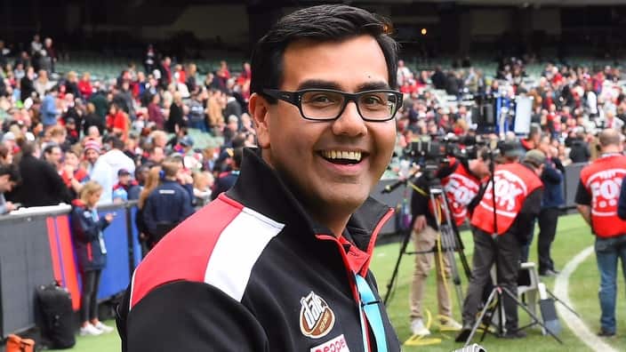 Ameet Bains, who has previously worked for St Kilda FC for seven years