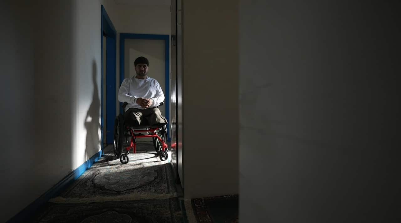 Sohail Naseri arrived in Australia in 2018 as an athlete for the Invictus Games. 