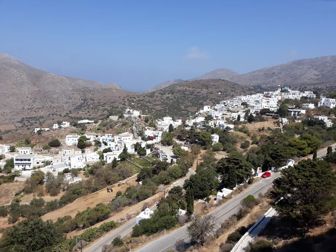 The village of Langada is located in the north part of Amorgos. 