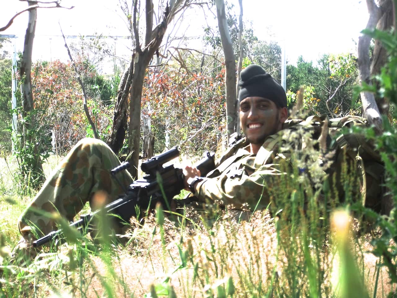 Officer Cadet Ami at the Australian Defence Force Academy, 2010 