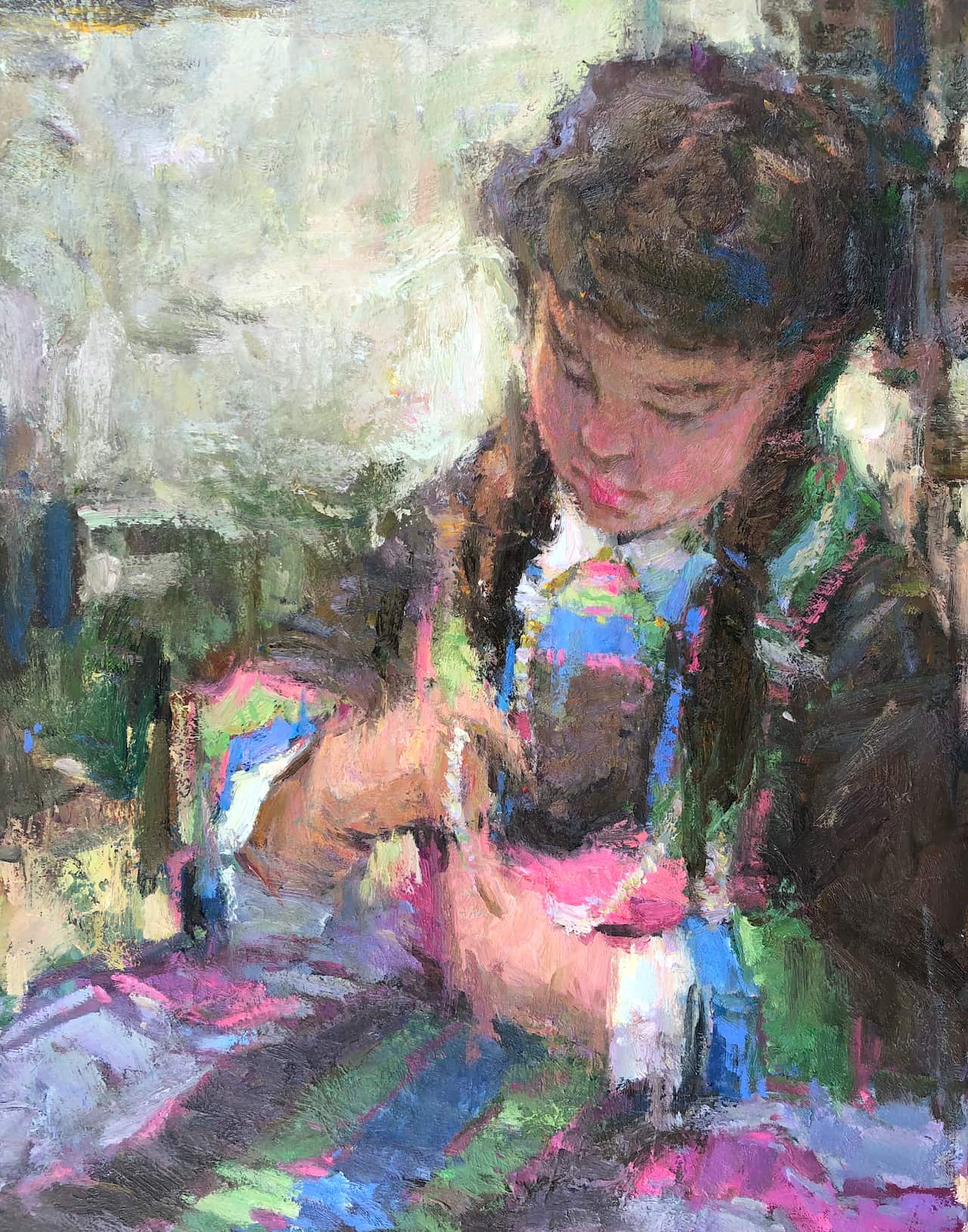 Oil painting on canvas