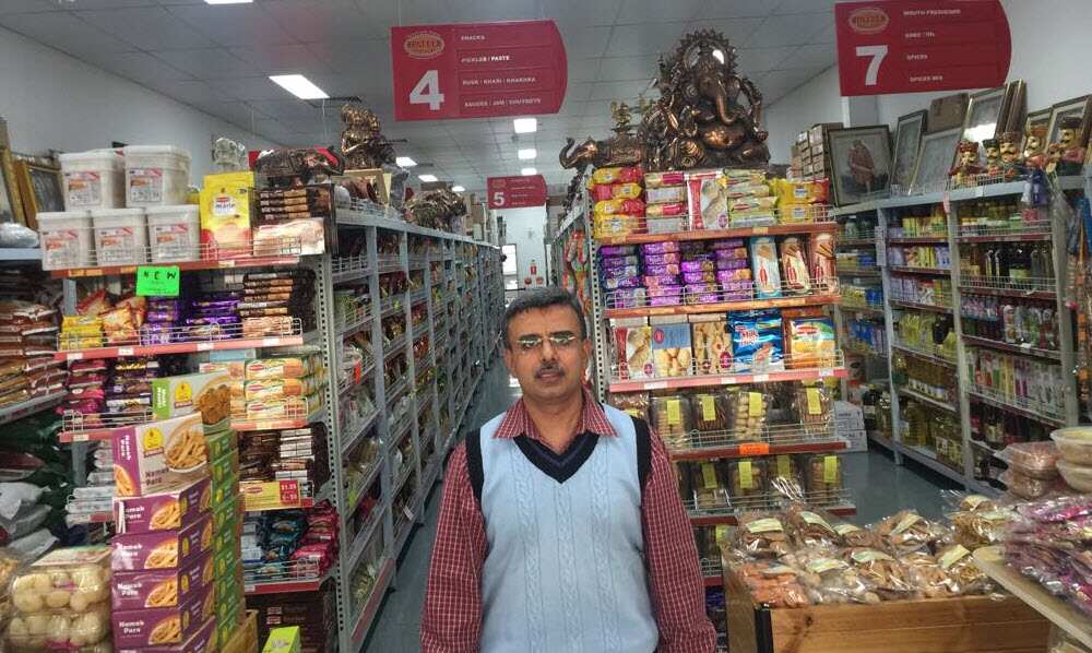 Anand Luhar, a shop owner in Melbourne