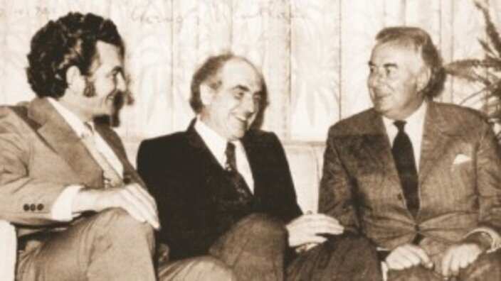 Bob Hawke, Andreas Papandreou, Gough Whitlam