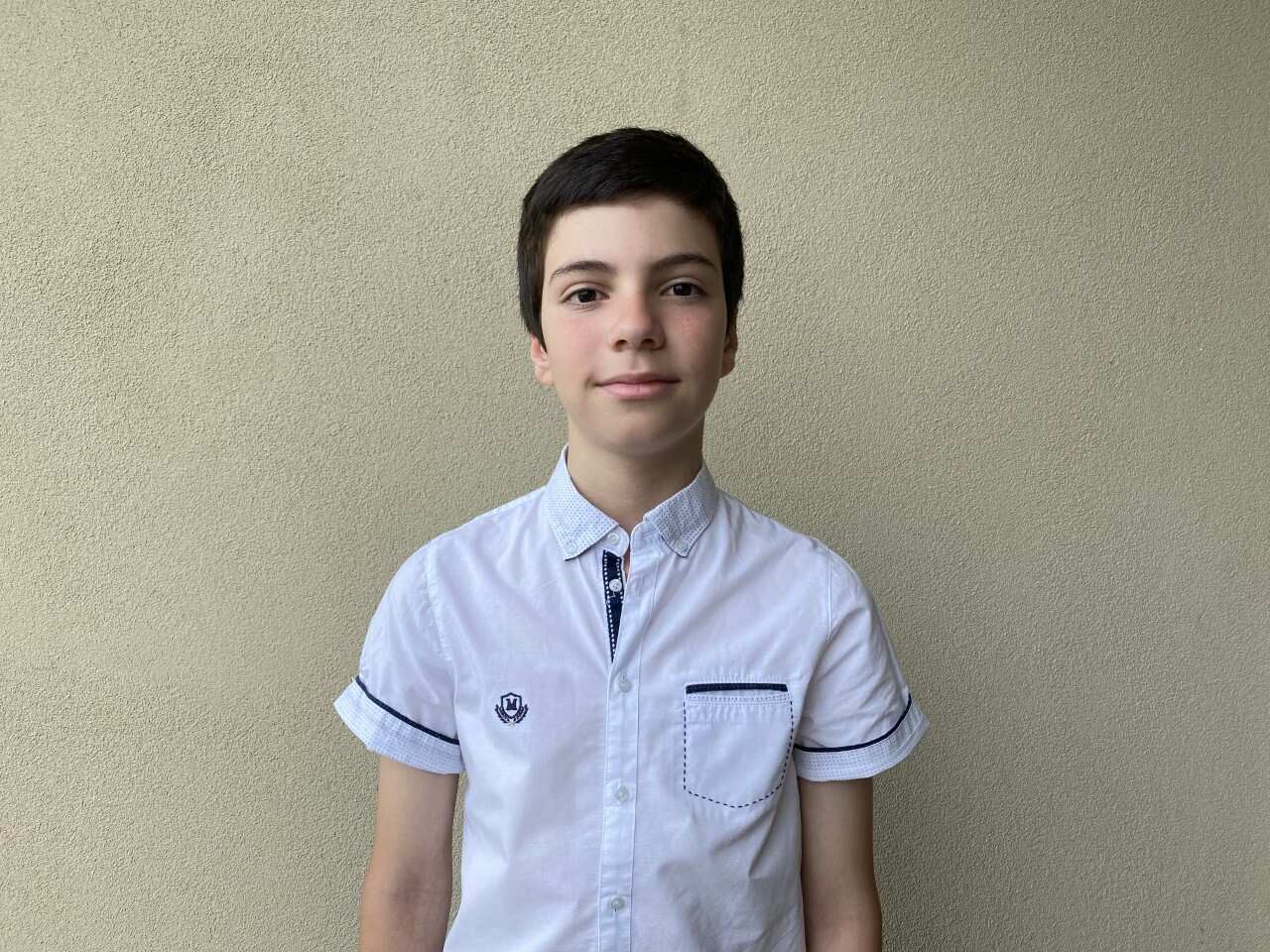 Greek language school student Andreas Karaeleftheriadis. 