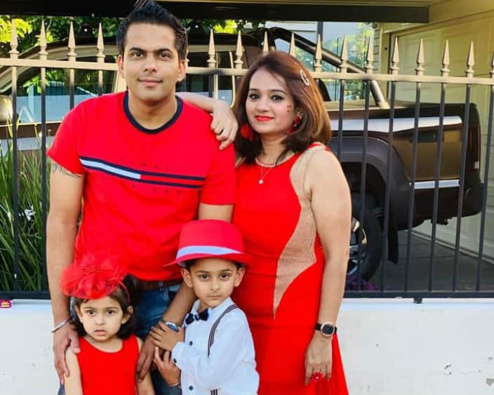 Aneeta with her family