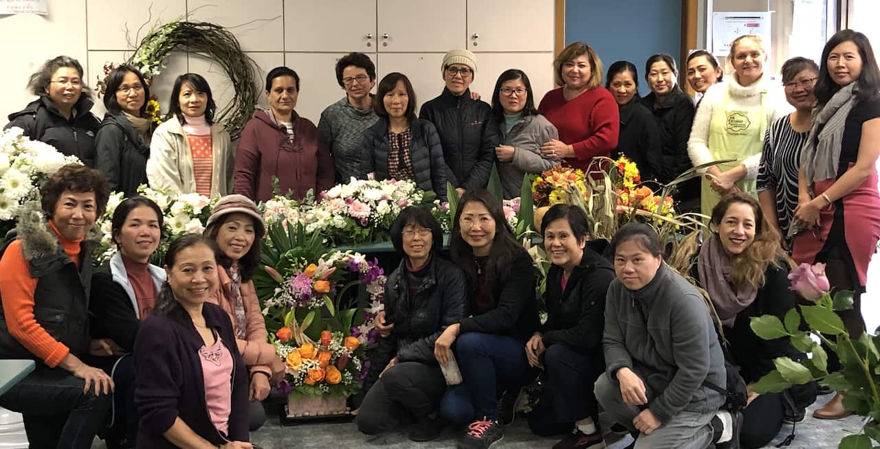Angkor Flowers group photo