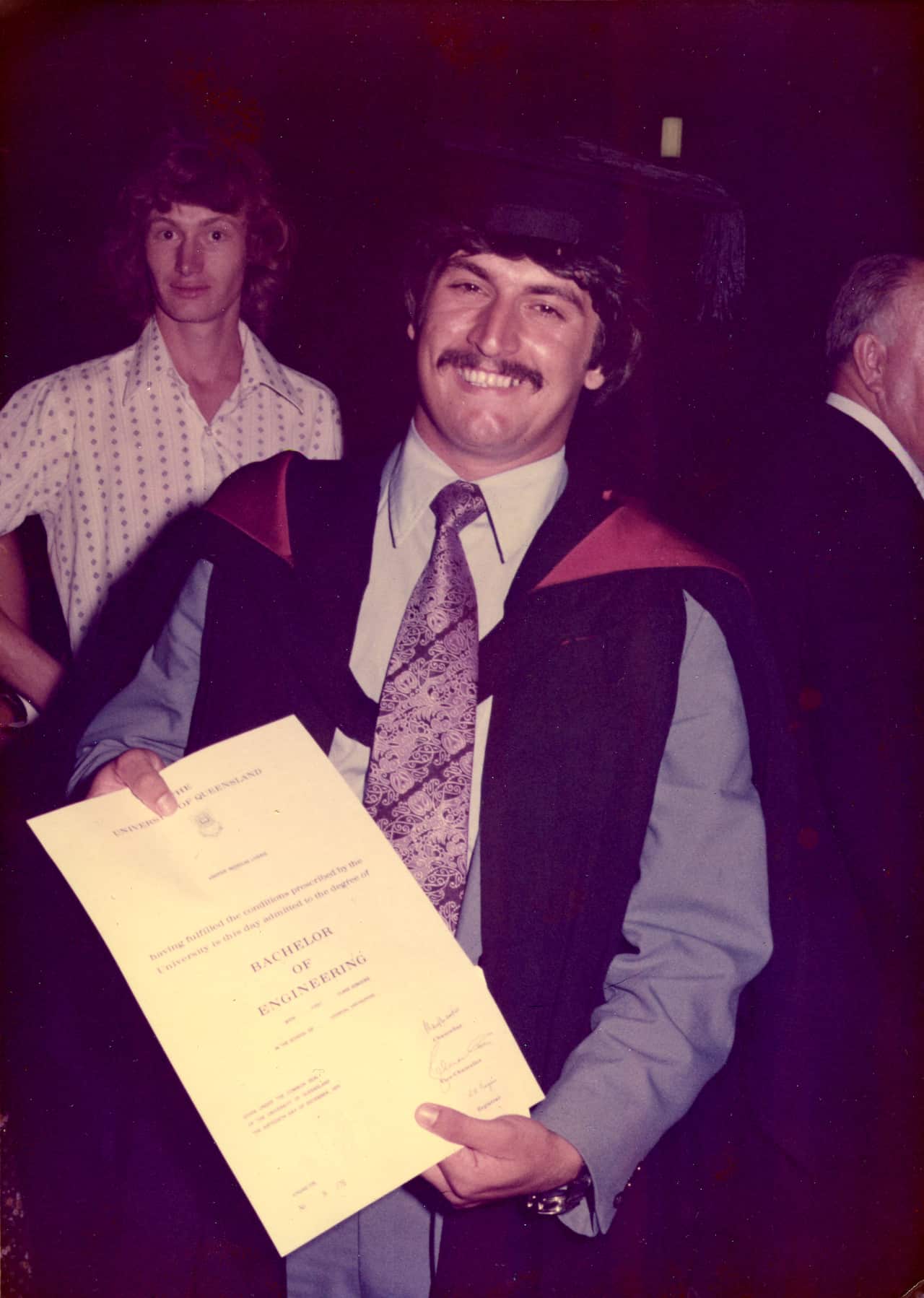 1975, Andrew Liveris graduation day