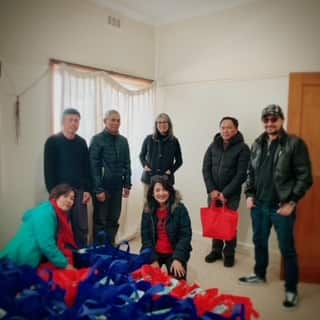 Supporting their fellow Indonesians – packets of basic daily goods from diaspora Melbourne