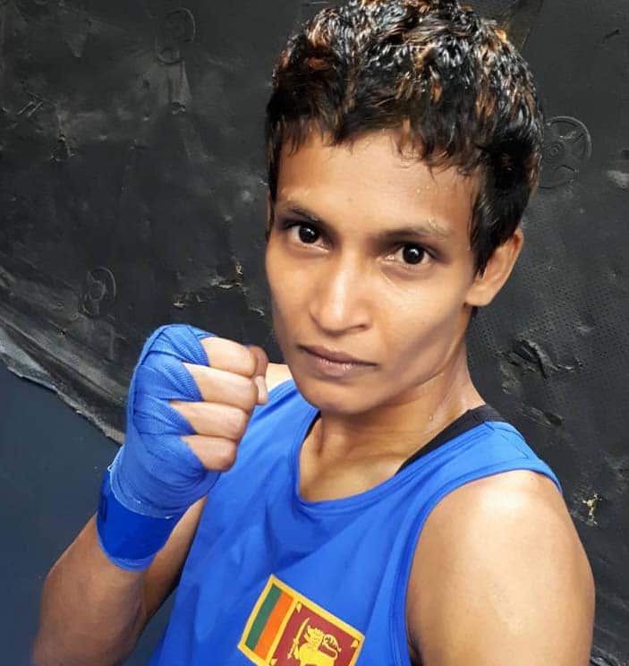 Sri Lanka boxer Anusha 