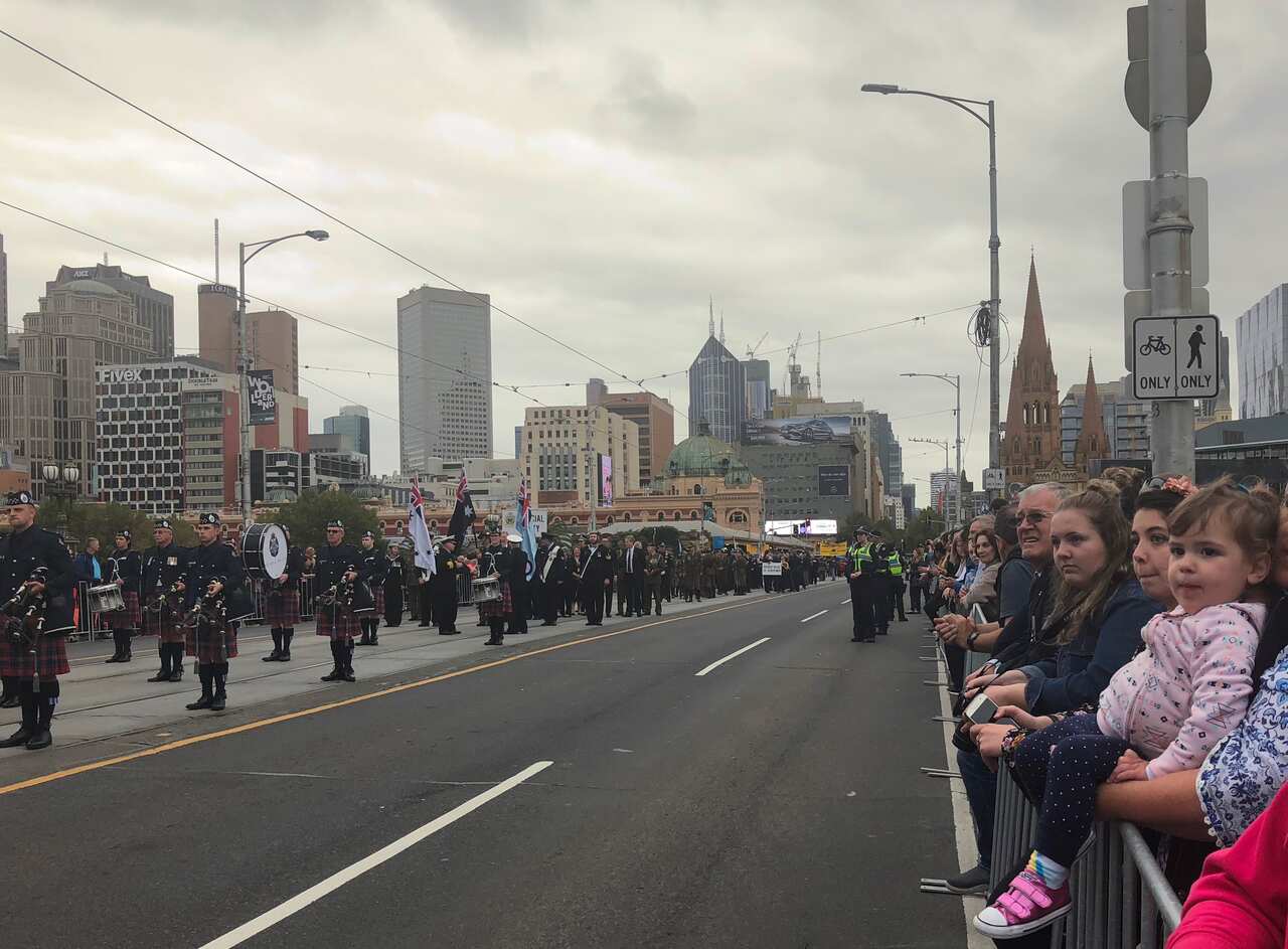 Anzac Day 2018 in Melbourne