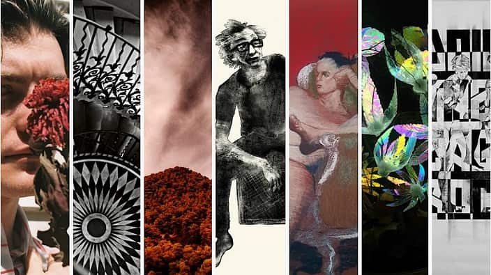 A glimpse of 2018 exhibition artworks. 