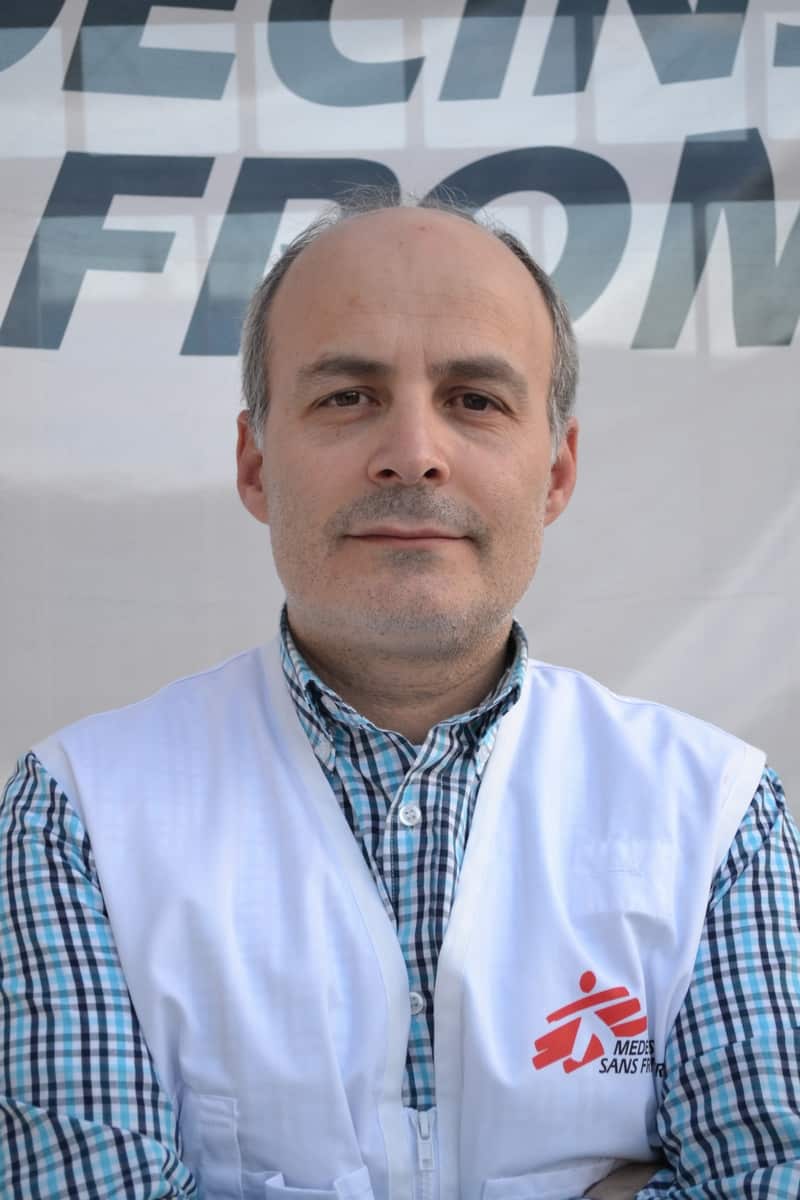 Dr. Apostolos Veizis is the Director of the Medical Operational Support Unit for Médecins Sans Frontières (MSF) in Greece