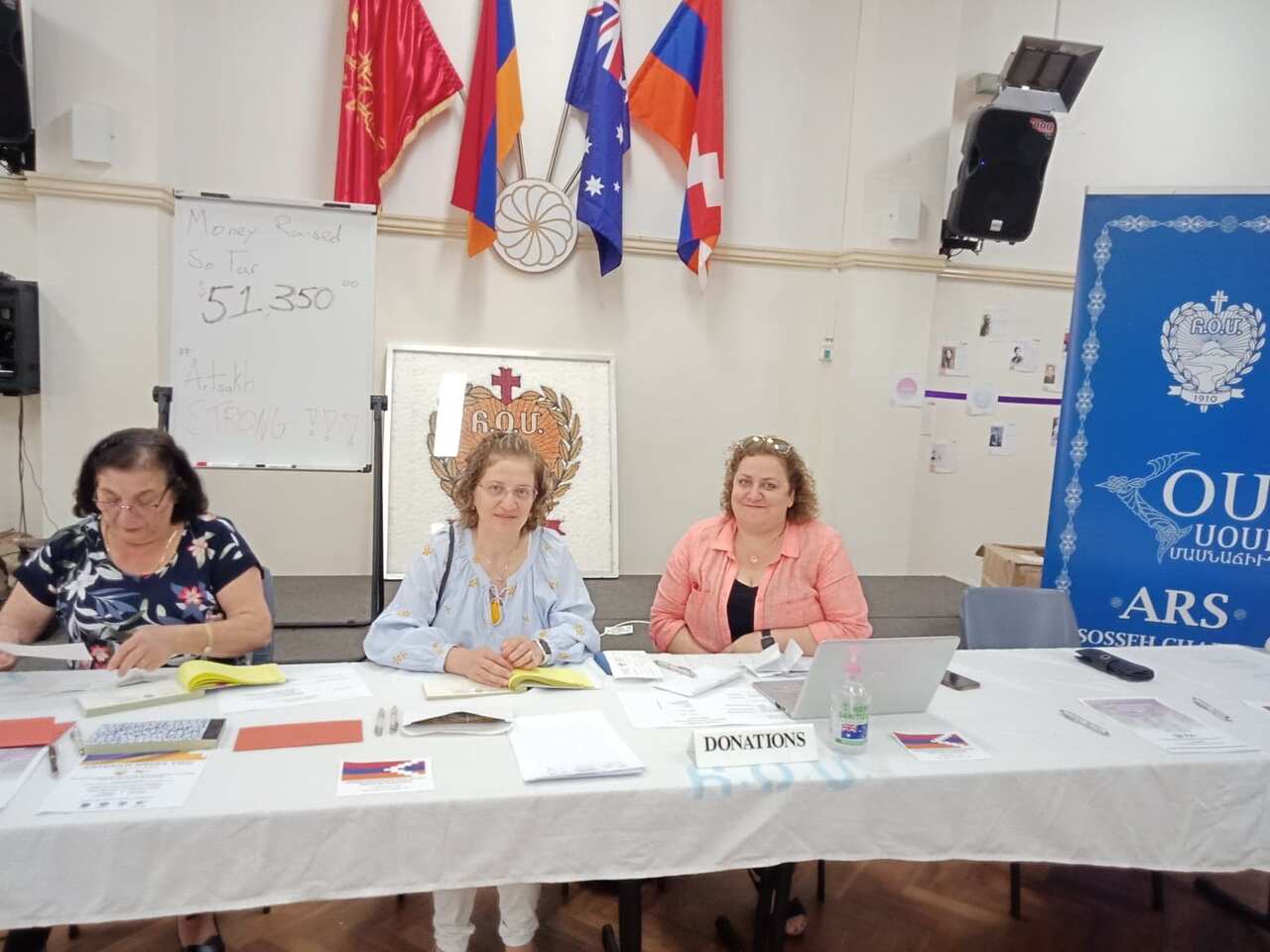 Armenian fundraisers 