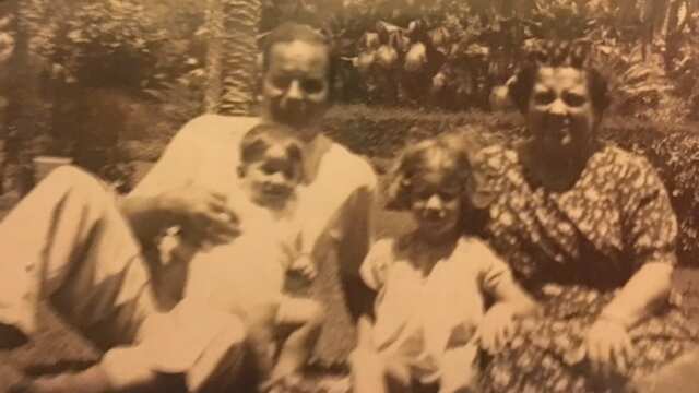 Armida Croccolo con mamma Fernanda, papà Tullio e il fratello Eriberto