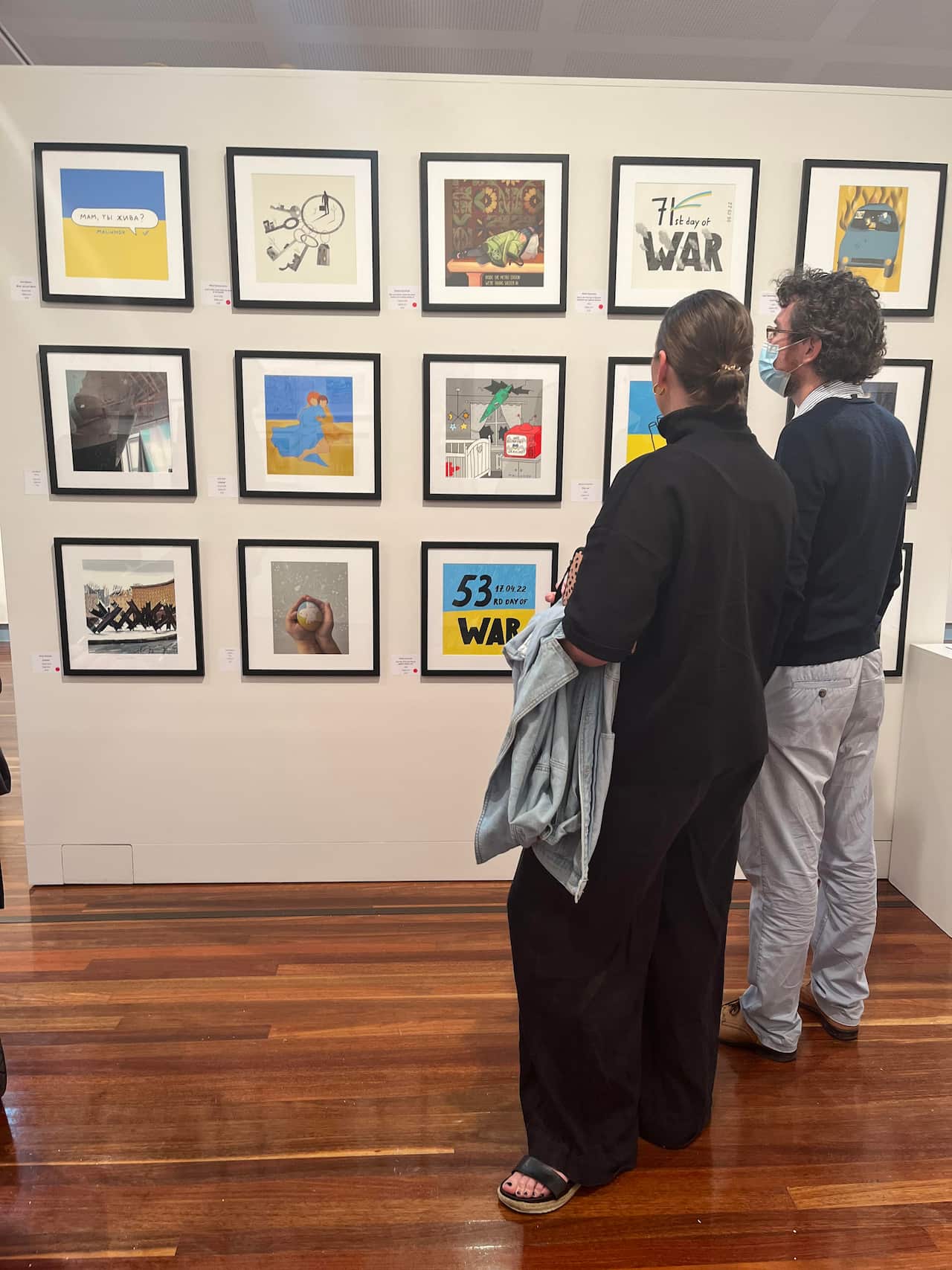 Artists4Ukraine, exhibition in Sydney.