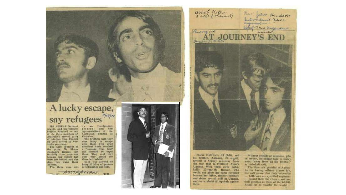 Press articles when Mr. Nathwani arrived in 1972